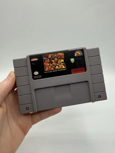 WWF Raw SNES 1992 Cart Only LJN Tested Working Super Nintendo Wrestling Sports