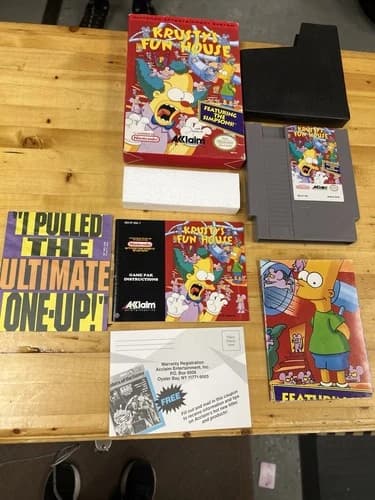 Krusty's Fun House (Nintendo Entertainment System, 1992) Complete CIB