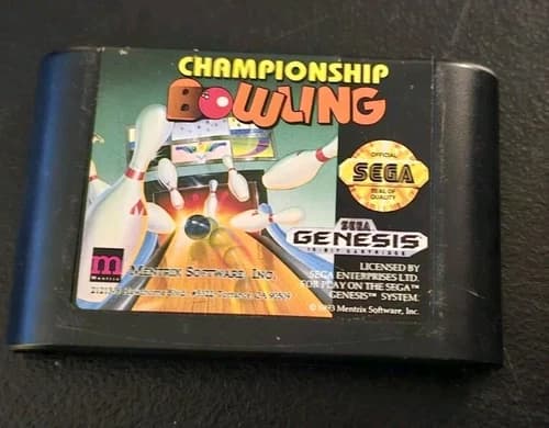 Championship Bowling for Sega Genesis - Cartridge Only