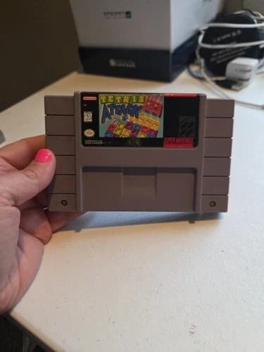 Tetris Attack Super Nintendo SNES Original Authentic Game Cartridge