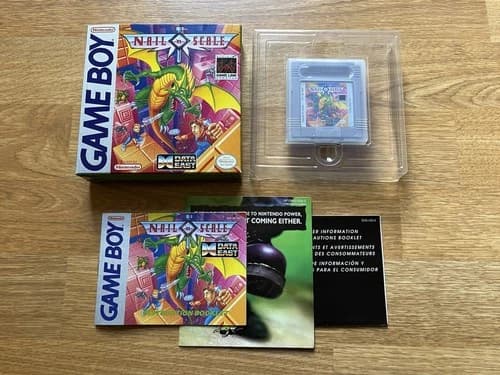 Nail N Scale Nintendo Gameboy CIB Cart Box Manual Inserts