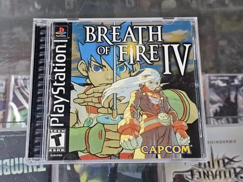 Breath of Fire IV 4 (PlayStation 1 PS1, 2000) Complete CIB Game Manual TESTED