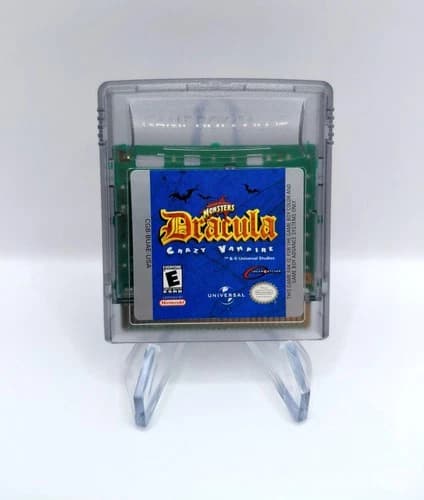 Monster's Dracula Gameboy Color Crazy Vampire Game Authentic