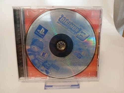 Digimon World 3 (Sony PlayStation 1, 2002) PS1 Disc Only Back Cover Art