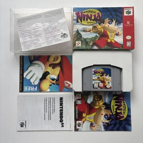Mystical Ninja Starring Goemon Nintendo 64 N64 100% Complete In Box CIB Reg