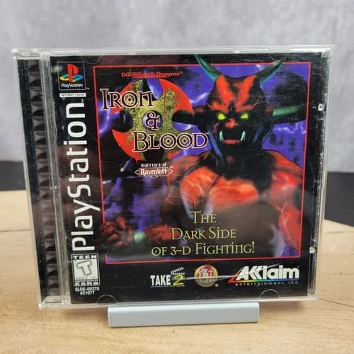 Dungeons & Dragons Iron and Blood (Sony Playstation 1, PS1, 1996) - TESTED