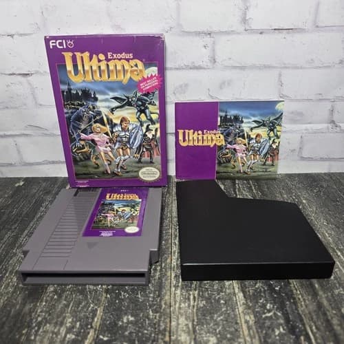 Ultima: Exodus (Nintendo Entertainment System, 1989) Complete CIB Tested
