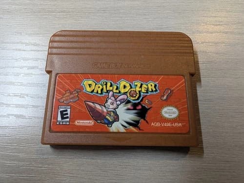 Drill Dozer GBA (Game Boy Advance) Tested and Authentic - Excellent Condition