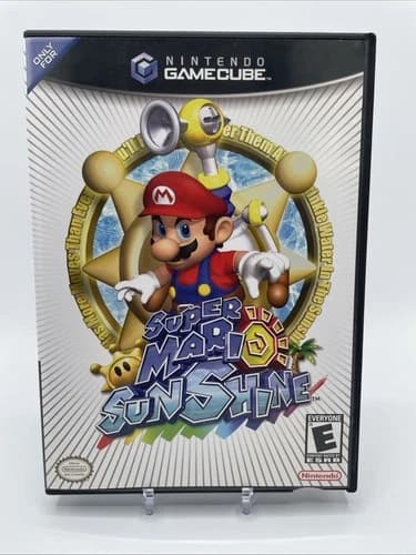 Super Mario Sunshine Nintendo GameCube Complete CIB Black Label