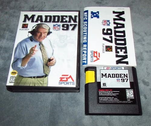 Madden NFL 97 for Sega Genesis Fast Shipping
