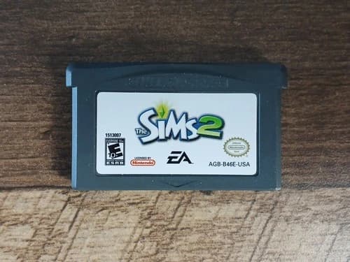 The Sims 2 (Nintendo Game Boy Advance 2005) GBA Game Only - Tested