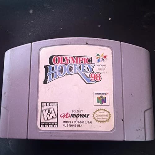 Olympic Hockey 98 (N64 Nintendo 64) Tested!