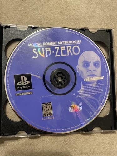 Mortal Kombat Mythologies Sub Zero PlayStation 1 PS1 Disc Only
