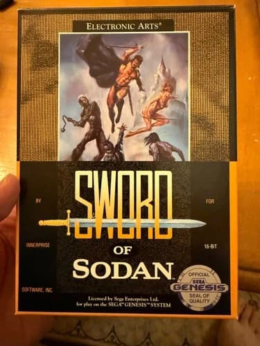Sword Of Sodan (Sega Genesis) Complete w/ Reg CIB