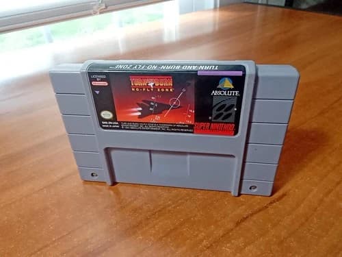 Turn and Burn: No-Fly Zone (Super Nintendo SNES, 1994) *TESTED*