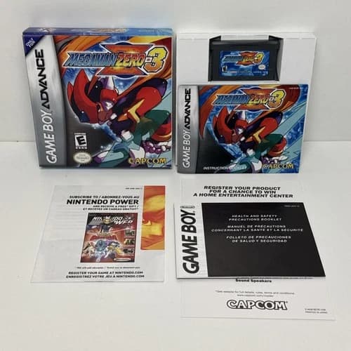 Mega Man Zero 3 (Game Boy Advance, GBA, 2004) Complete in Box CIB - Tested
