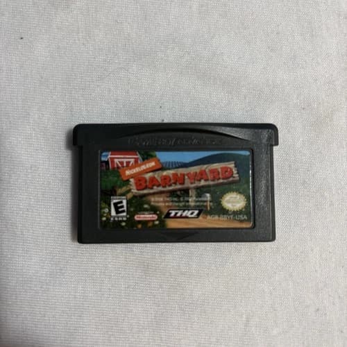 2006 Barnyard Game Boy Advance Nintendo GBA Nickelodeon Authentic Farm Adventure