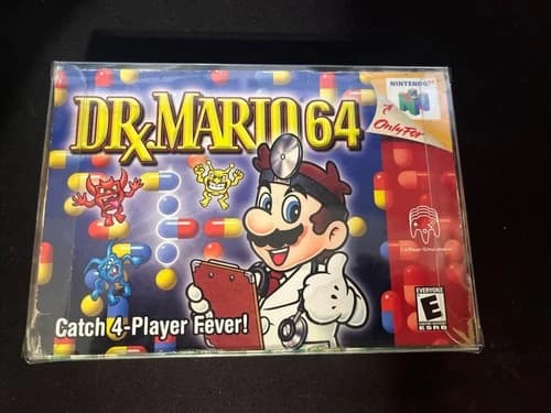 Dr. Mario 64 Nintendo 64 N64 Complete In Box CIB Authentic Tested