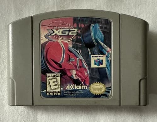 Extreme-G XG2 Nintendo 64 N64 Authentic Cartridge Tested