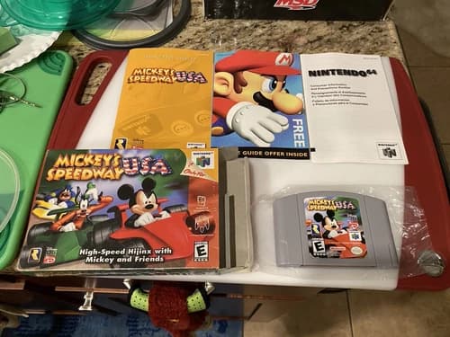 Mickey's Speedway USA (Authentic Nintendo 64 (N64)), CIB Good+ condition !