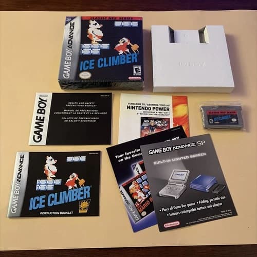 Ice Climber Classic NES Series Nintendo Game Boy Advance CIB Complete in Box GBA