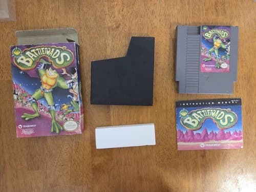 Battletoads (Nintendo NES, 1991) Complete In Box Cib