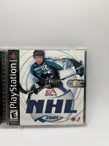 NHL 2001 For PS1 (Sony PlayStation 1, 2000) Hockey - EA Sports - CIB Complete