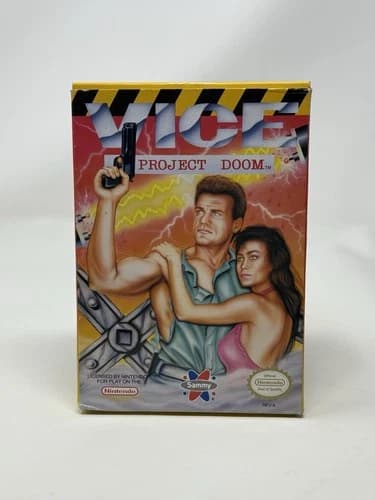 Vice Project Doom Nintendo Entertainment System NES Complete CIB w All Inserts