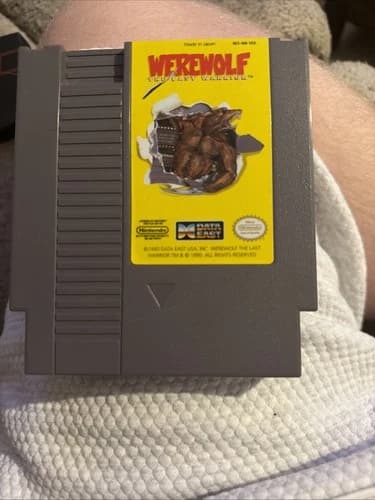Nintendo NES 1990 Werewolf The Last Warrior Game Cartridge Tested & Working