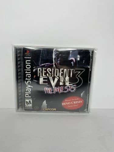 Resident Evil 3: Nemesis (PlayStation 1) PS1 -CIB W/Dino Clean Disc’s🔥