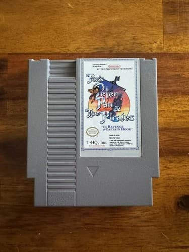 Fox's Peter Pan and the Pirates Nintendo NES Cleaned/Tested