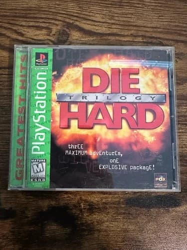 Die Hard Trilogy PS1 PlayStation 1 Greatest Hits Complete CIB