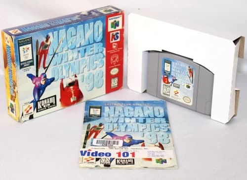 Nagano Winter Olympics '98 N64 Nintendo 64 Complete CIB Good Condition! Nice!