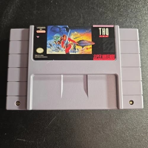 Nintendo SNES Super Empire Strikes Back Star Wars Cartridge Tested