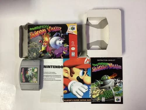 Space Station Silicon Valley- Nintendo 64 N64 Complete TESTED CIB