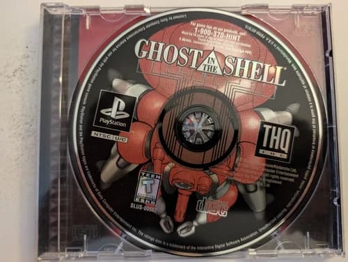 Ghost in the Shell (PlayStation 1, 1997) Loose disc ONLY