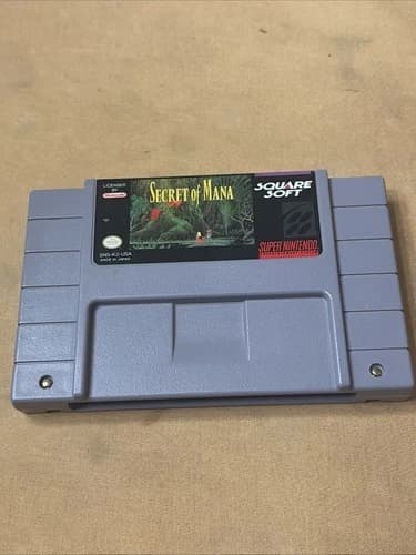 Secret of Mana (SNES, 1993) Cartridge Only Tested Authentic