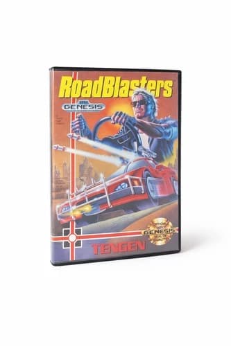 RoadBlasters Sega Genesis 1991 Tengen Game CIB Tested