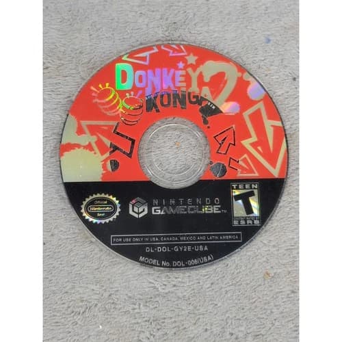 Donkey Konga 2 Nintendo GameCube Disc Only DL-DOL-GY2E-USA NTSC-U/C 2005 GC GCN