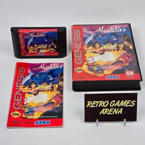 Aladdin (Sega Genesis) CIB COMPLETE
