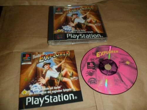 Barbie Explorer Ps1 Playstation 1 2 3 4 5 Psone Game Rare Collectors Excellent Rare