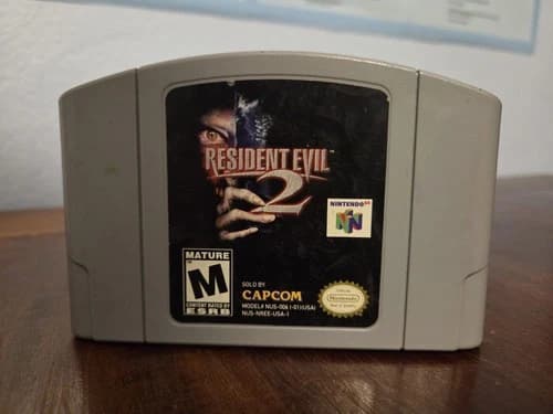 Resident Evil 2 (Nintendo 64, 1999) N64 Authentic Cart Only