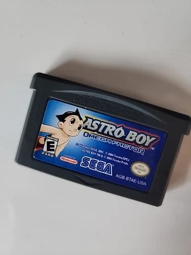 Astro Boy: Omega Factor (Nintendo Game Boy Advance, 2004) Authentic Working GBA