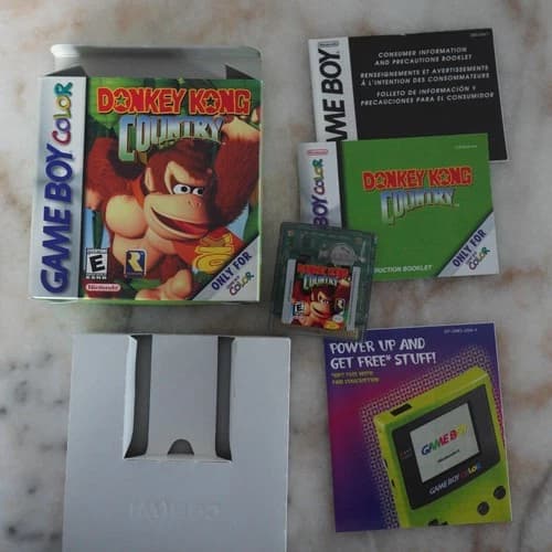 Game Boy Color GBC Donkey Kong Country CIB VERY GOOD