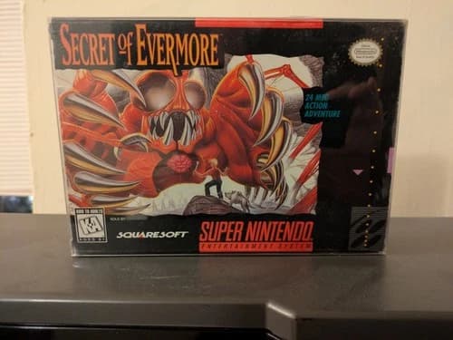 Secret of Evermore SNES Authentic CIB Complete In Box