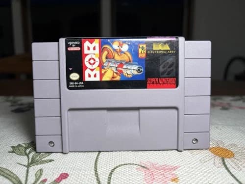 B.O.B. BOB Super Nintendo SNES 1993 Video Game Cartridge Only Authentic
