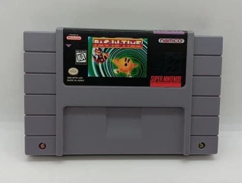Pac-In-Time (Super Nintendo Entertainment System, 1995) SNES Pac-Man Pac Man