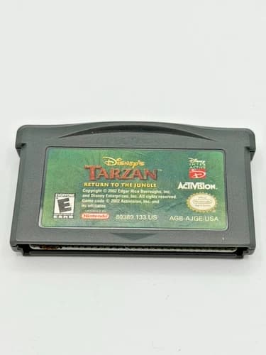 Disney’s Tarzan: Return to the Jungle (Nintendo Game Boy Advance GBA) – Tested