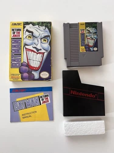 Batman: Return of the Joker Nintendo NES (1991) Complete In Box CIB