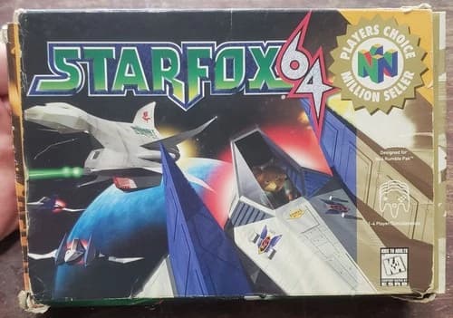 Star Fox 64 N64 Nintendo 64, 1997 Players Choice CIB Complete in Box - Tested